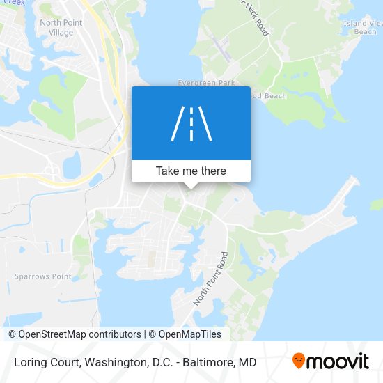 Loring Court map