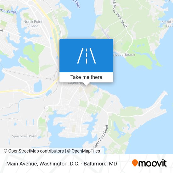 Main Avenue map