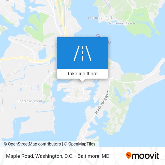 Mapa de Maple Road