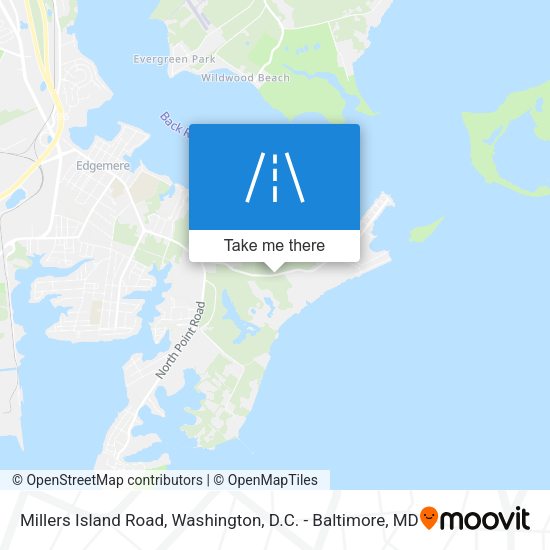 Mapa de Millers Island Road