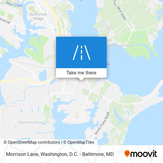 Morrison Lane map