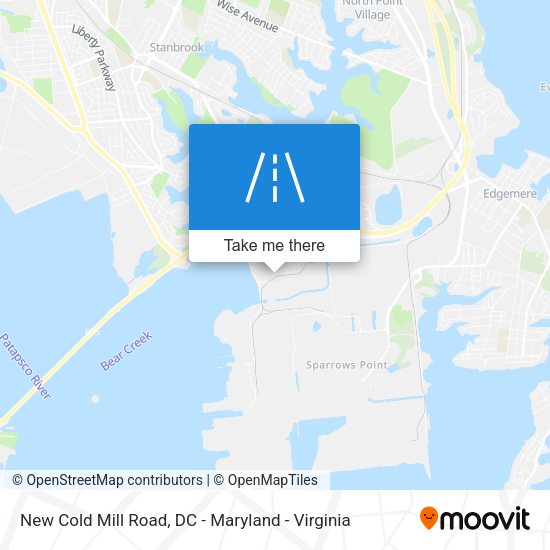 Mapa de New Cold Mill Road