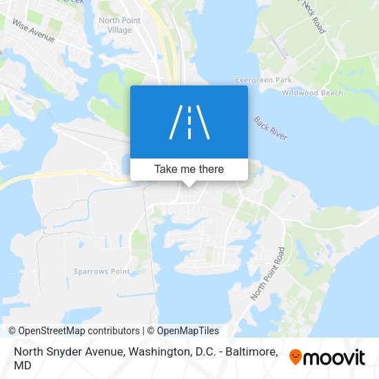 Mapa de North Snyder Avenue