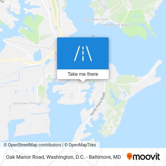 Oak Manor Road map