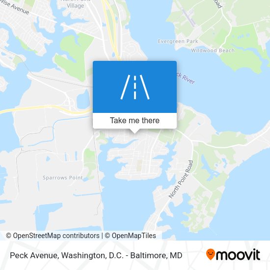 Mapa de Peck Avenue
