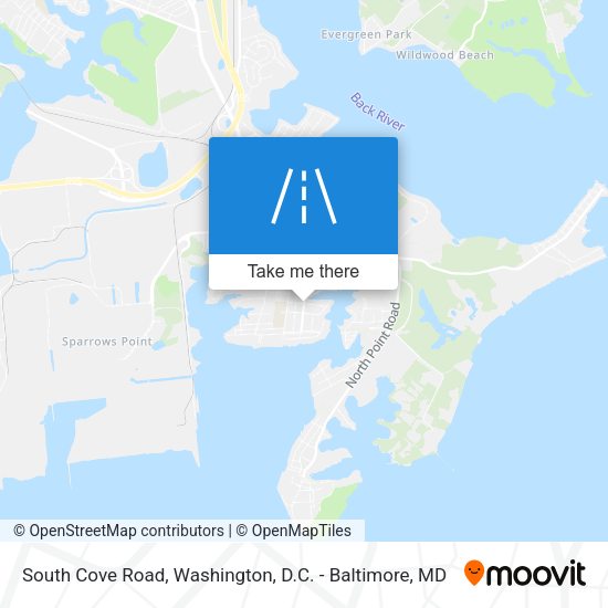 Mapa de South Cove Road