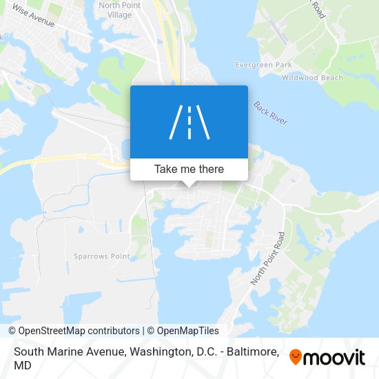 Mapa de South Marine Avenue