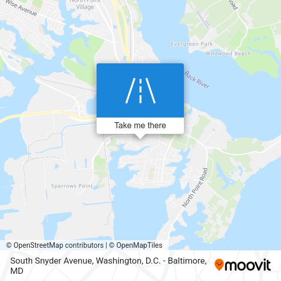 South Snyder Avenue map