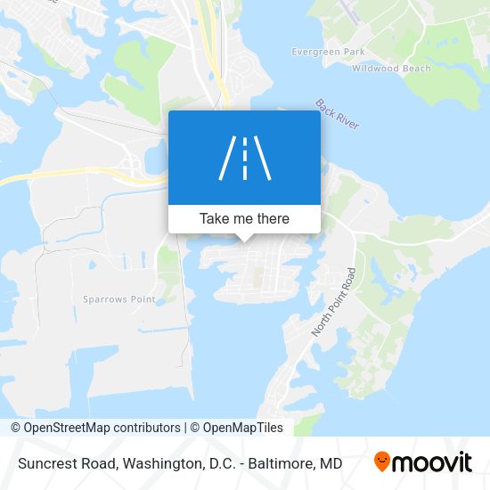 Suncrest Road map