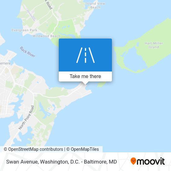 Mapa de Swan Avenue