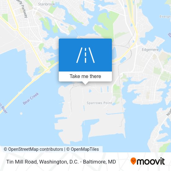 Tin Mill Road map