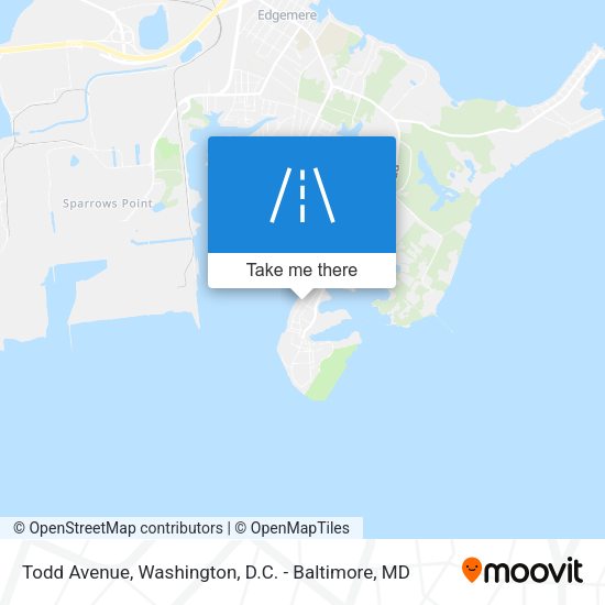 Todd Avenue map