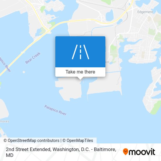 Mapa de 2nd Street Extended