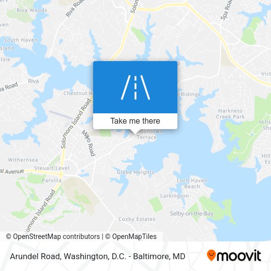 Arundel Road map
