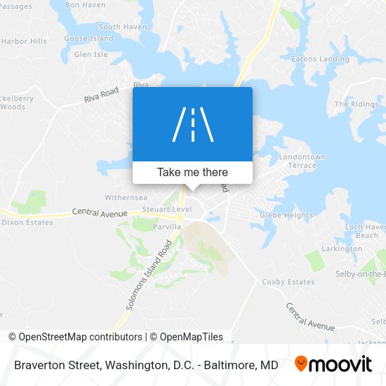 Mapa de Braverton Street
