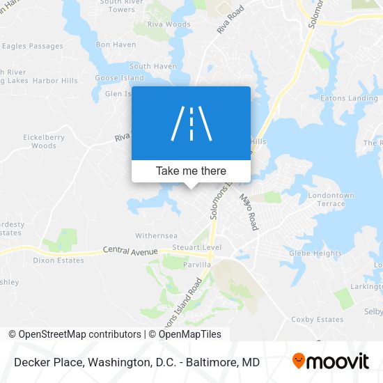 Decker Place map