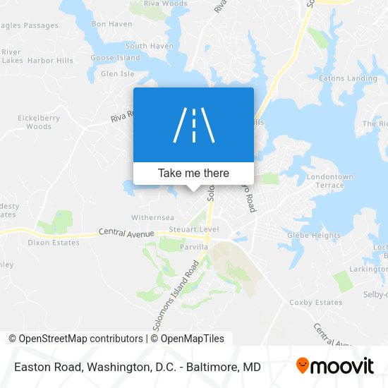 Mapa de Easton Road