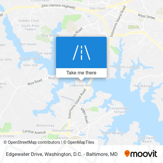 Edgewater Drive map
