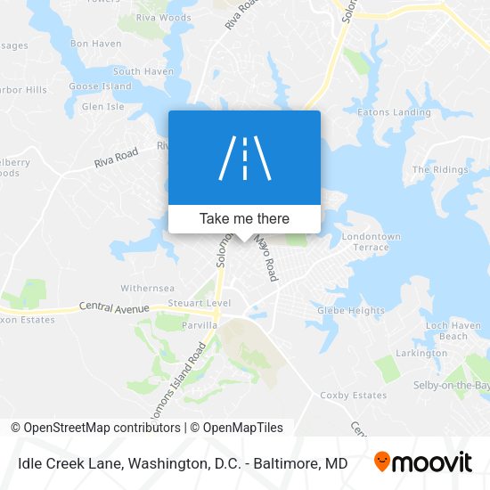 Mapa de Idle Creek Lane