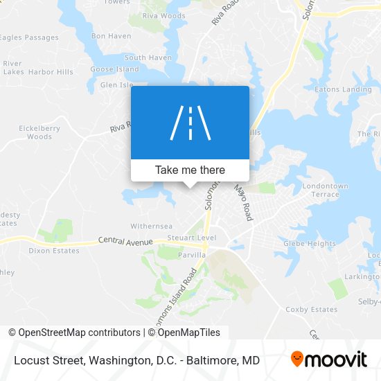 Locust Street map