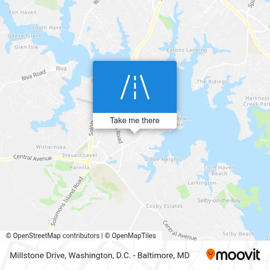 Millstone Drive map