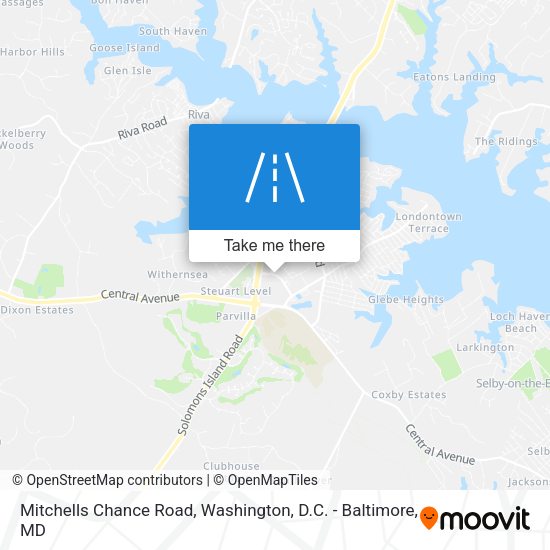 Mitchells Chance Road map