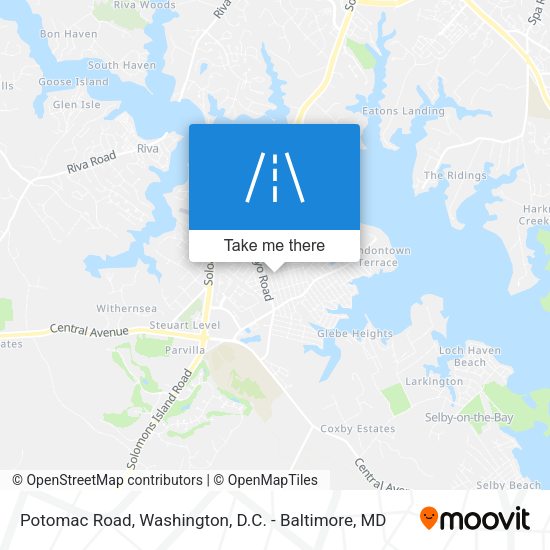 Potomac Road map