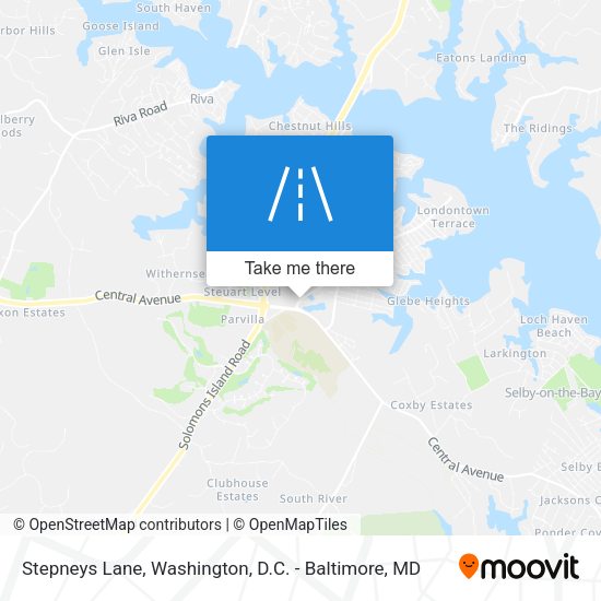 Stepneys Lane map
