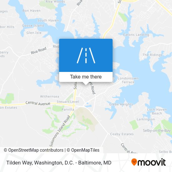 Tilden Way map