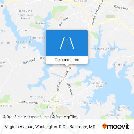 Mapa de Virginia Avenue