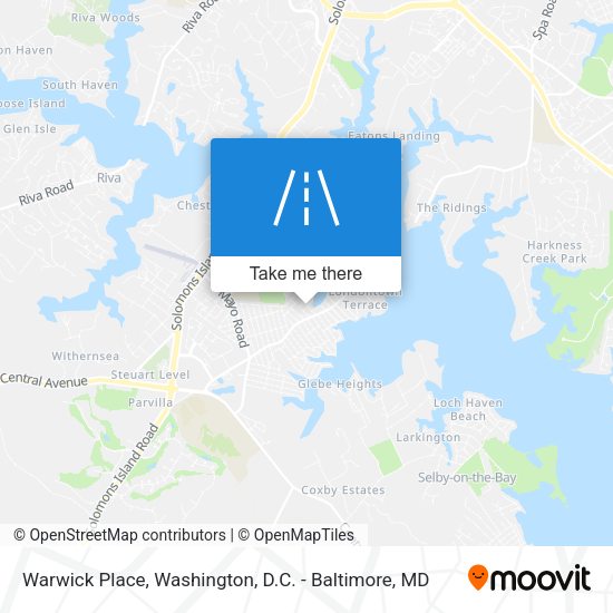 Mapa de Warwick Place