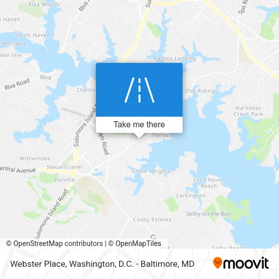 Webster Place map