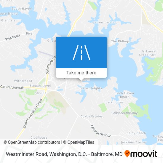 Mapa de Westminster Road