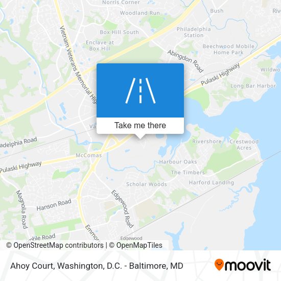 Ahoy Court map