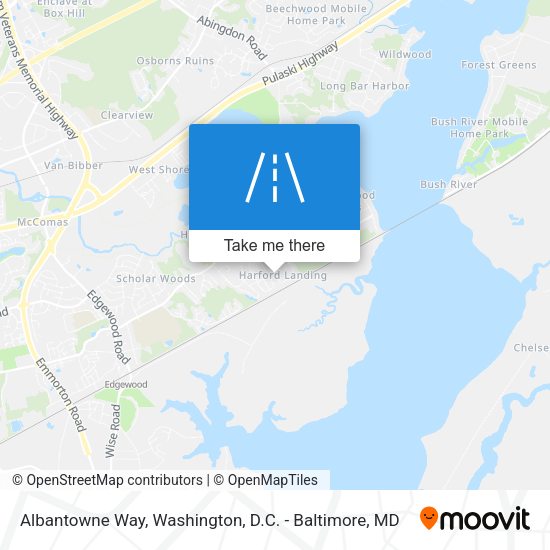 Albantowne Way map