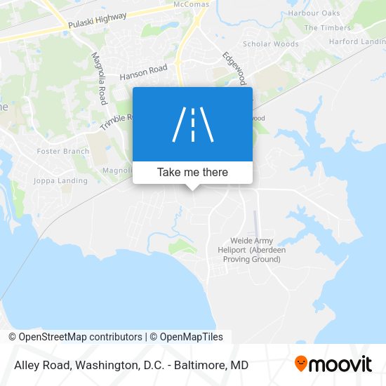 Alley Road map