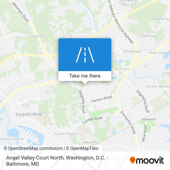 Angel Valley Court North map