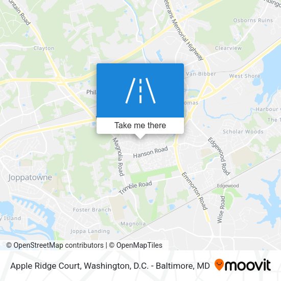 Apple Ridge Court map