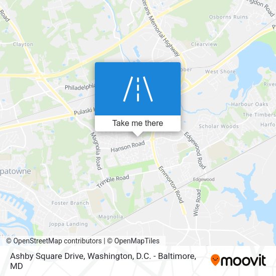 Ashby Square Drive map