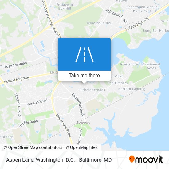 Aspen Lane map