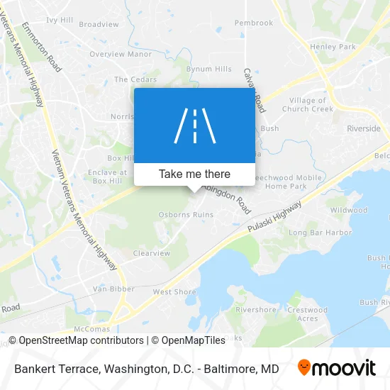 Bankert Terrace map