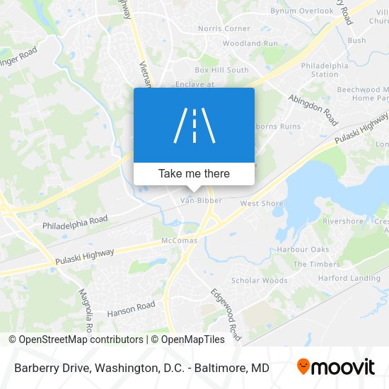 Mapa de Barberry Drive
