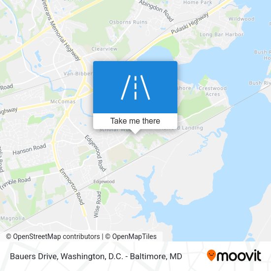 Bauers Drive map