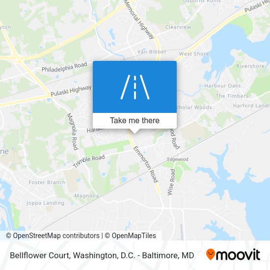 Mapa de Bellflower Court