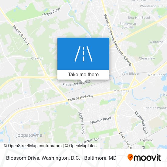 Blossom Drive map