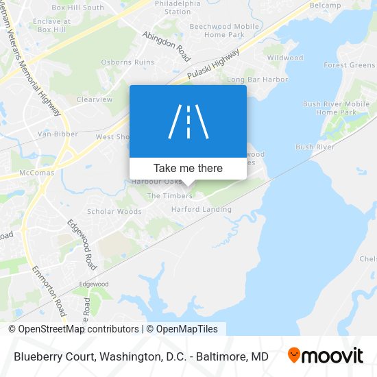 Blueberry Court map