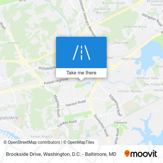Brookside Drive map