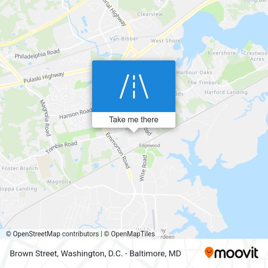 Mapa de Brown Street