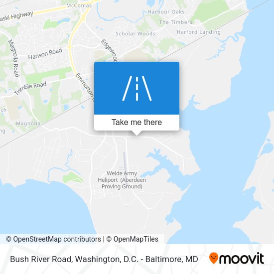 Mapa de Bush River Road