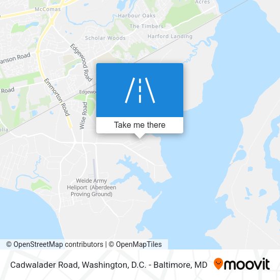 Mapa de Cadwalader Road
